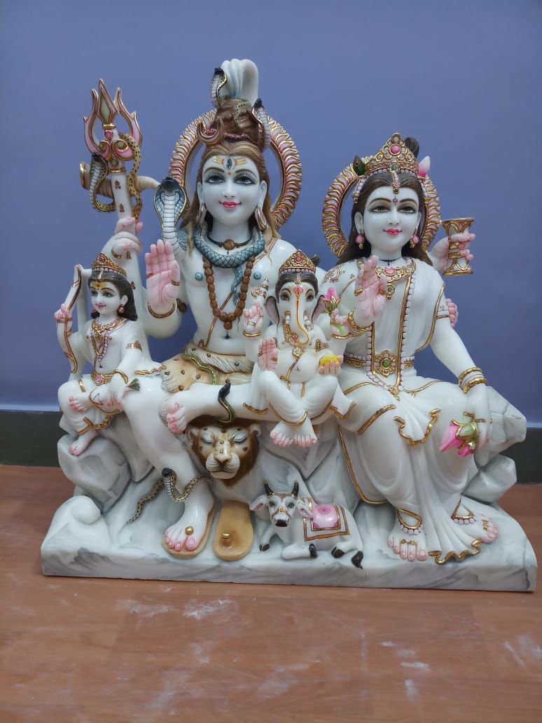 Marble Saraswati Statue